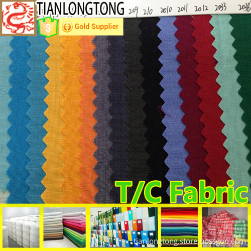 90 polyester 10 cotton tc poplin fabric